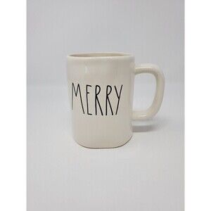 RAE DUNN MAGENTA ARTISAN COLLECTION HOLIDAY COFFEE MUG MERRY
